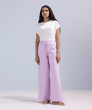Wide Leg Cotton Trousers
