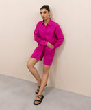 Linen Bermuda Shorts