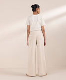 Wide Leg Jersey Trousers