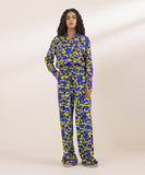 Printed Wide Leg Trousers