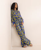 Printed Wide Leg Trousers