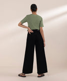 Cropped Wide Leg Jeans