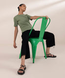 Cropped Wide Leg Jeans