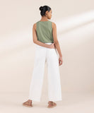 Cropped Wide Leg Jeans