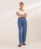 Straight Fit Jeans With Seam Detail