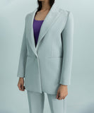 Tailored Blazer with Contrast Lining