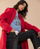 Single Button Long Coat