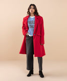 Single Button Long Coat