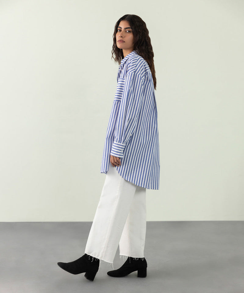 Oversized Striped Shirt