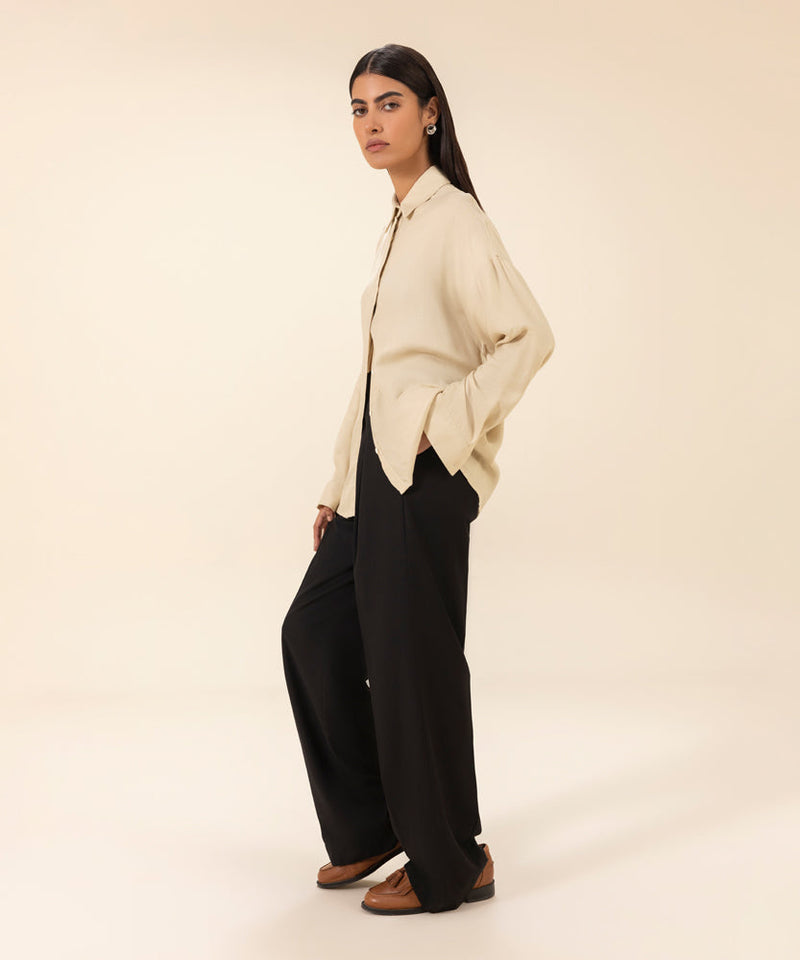 Loose-Fit Button Through Shirt