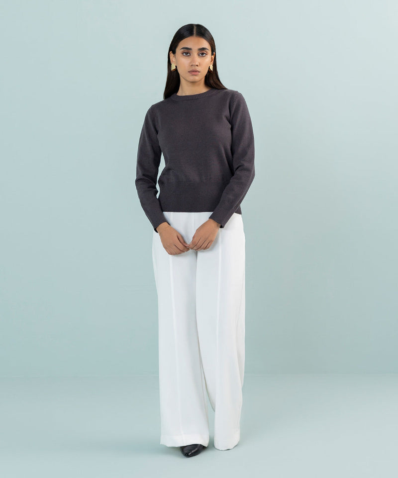 Slim-Fit Knit Sweater