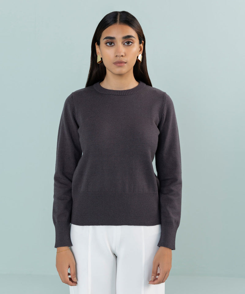 Slim-Fit Knit Sweater