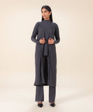 Ribbed Slim-Fit Cardigan With Buttons