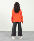 Oversized Sweatshirt With Graphic Print