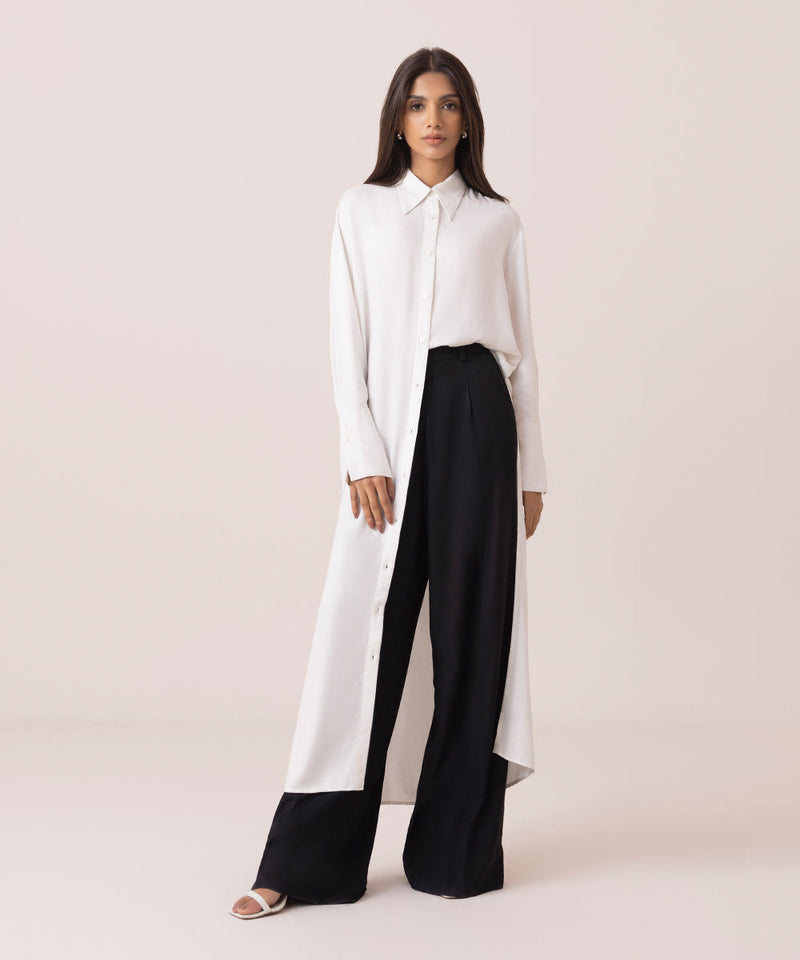 Button Through Long Shirt