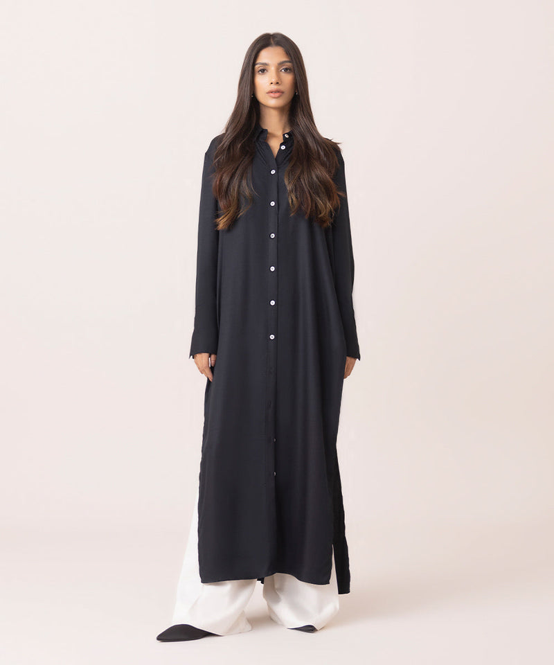 Button Through Long Shirt