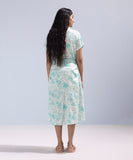 Printed Kimono Dress With Belt