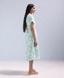 Printed Kimono Dress With Belt