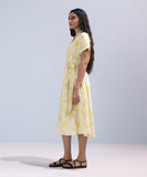 Printed Kimono Dress With Belt