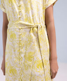 Printed Kimono Dress With Belt