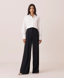 Poplin Shirt With Embroidered Cuffs