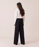 Poplin Shirt With Embroidered Cuffs