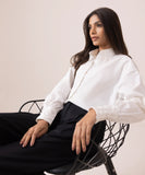 Poplin Shirt With Embroidered Cuffs