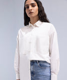 Oversized Poplin Shirt With Pockets