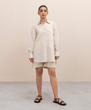 Oversized Linen Shirt With Pocket