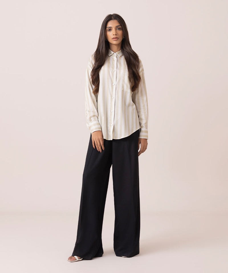 Striped Loose-Fit Shirt