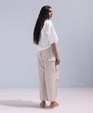 Cotton Twill Cropped Shirt