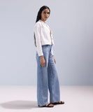 Cropped Twill Jacket