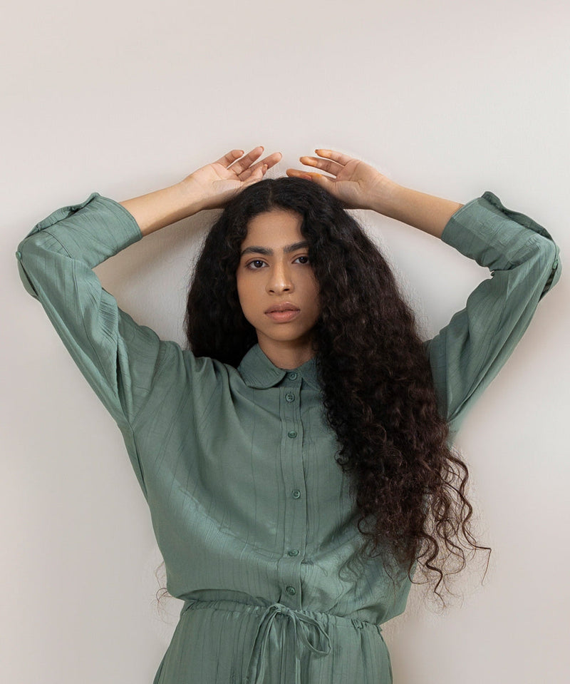 Loose-Fit Textured Shirt