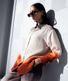 Ombre Printed Oversized Shirt