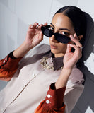 Ombre Printed Oversized Shirt