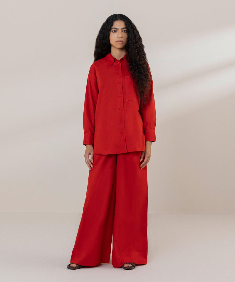 Oversized Shirt with Pocket