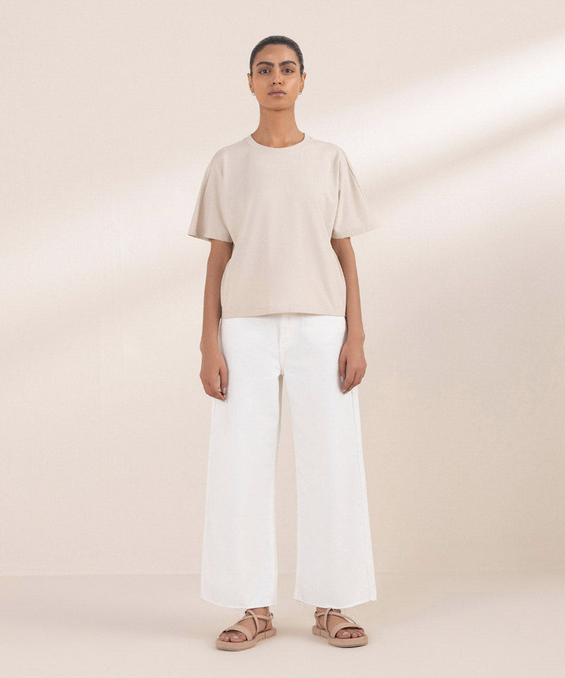 Cropped Kimono T-Shirt