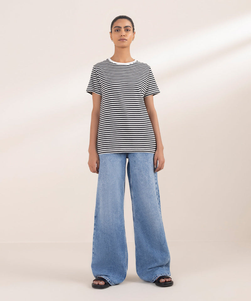 Yarn Dyed Striped T-Shirt