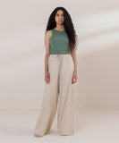 Sleeveless Ribbed Top