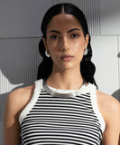 Yarn Dyed Striped Vest