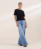 Slim-Fit Ribbed T-Shirt