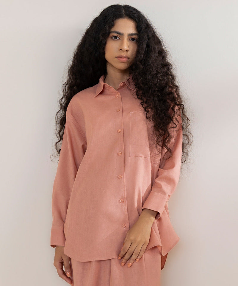 Oversized Shirt with Pocket