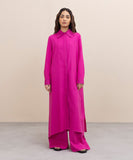 Linen Button Through Dress