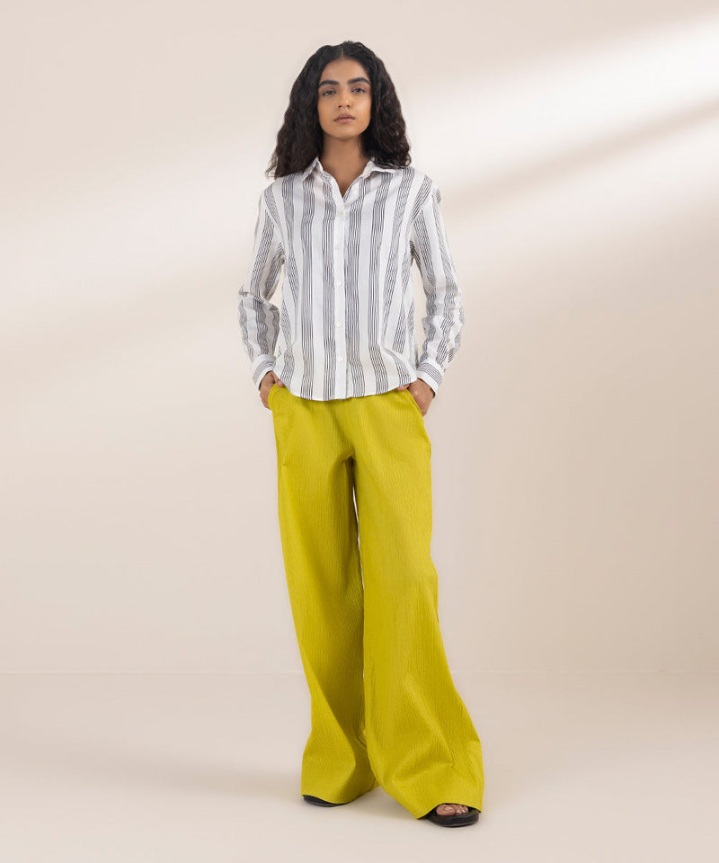 Printed Striped Shirt