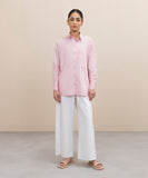 Oversized Shirt With Dropped Back