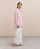 Oversized Shirt With Dropped Back