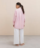 Oversized Shirt With Dropped Back