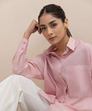 Oversized Shirt With Dropped Back