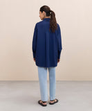 Oversized Shirt With Dropped Back