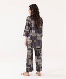 2 Piece - Printed Lycra Lawn Suit